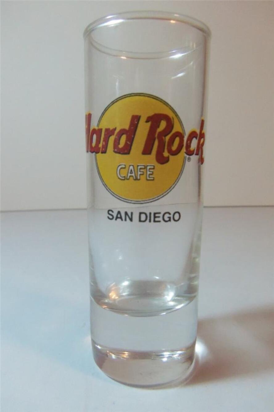 Hard Rock Cafe San Diego Double Shot Glass Barware -071343
